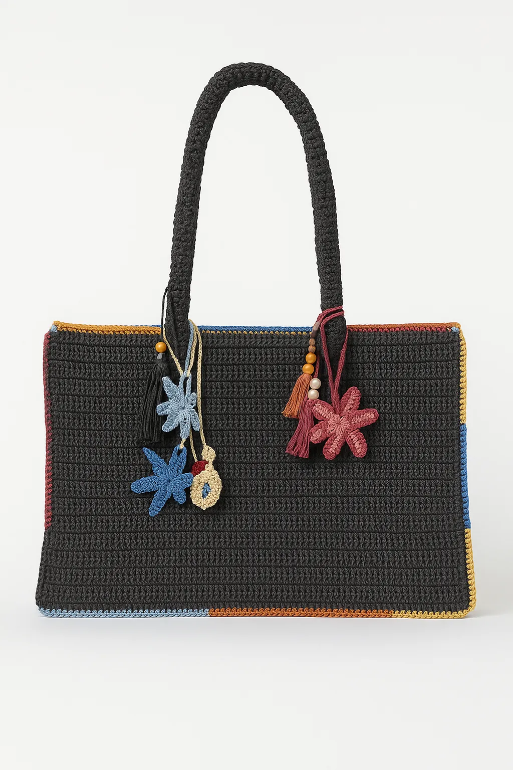 El Yapımı Deniz Yıldızlı Yaz Çantası