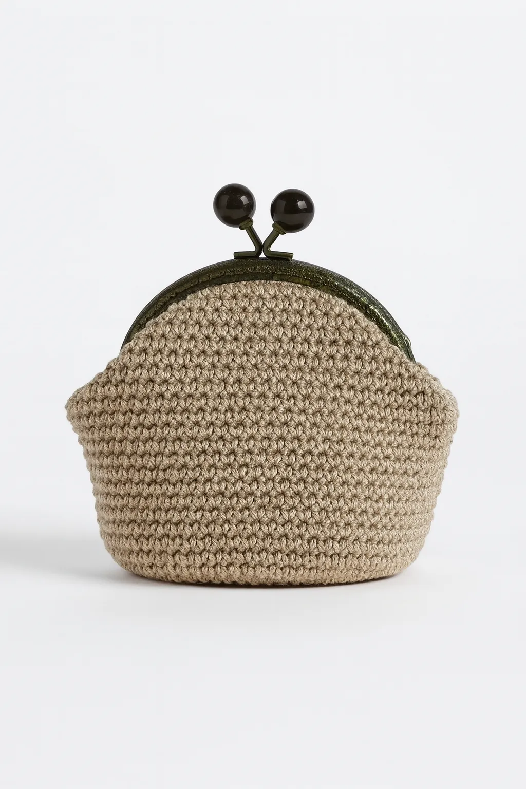 El Örgüsü Metal Klipsli Bozuk Para Cüzdanı – Dayanıklı ve Şık Tasarım