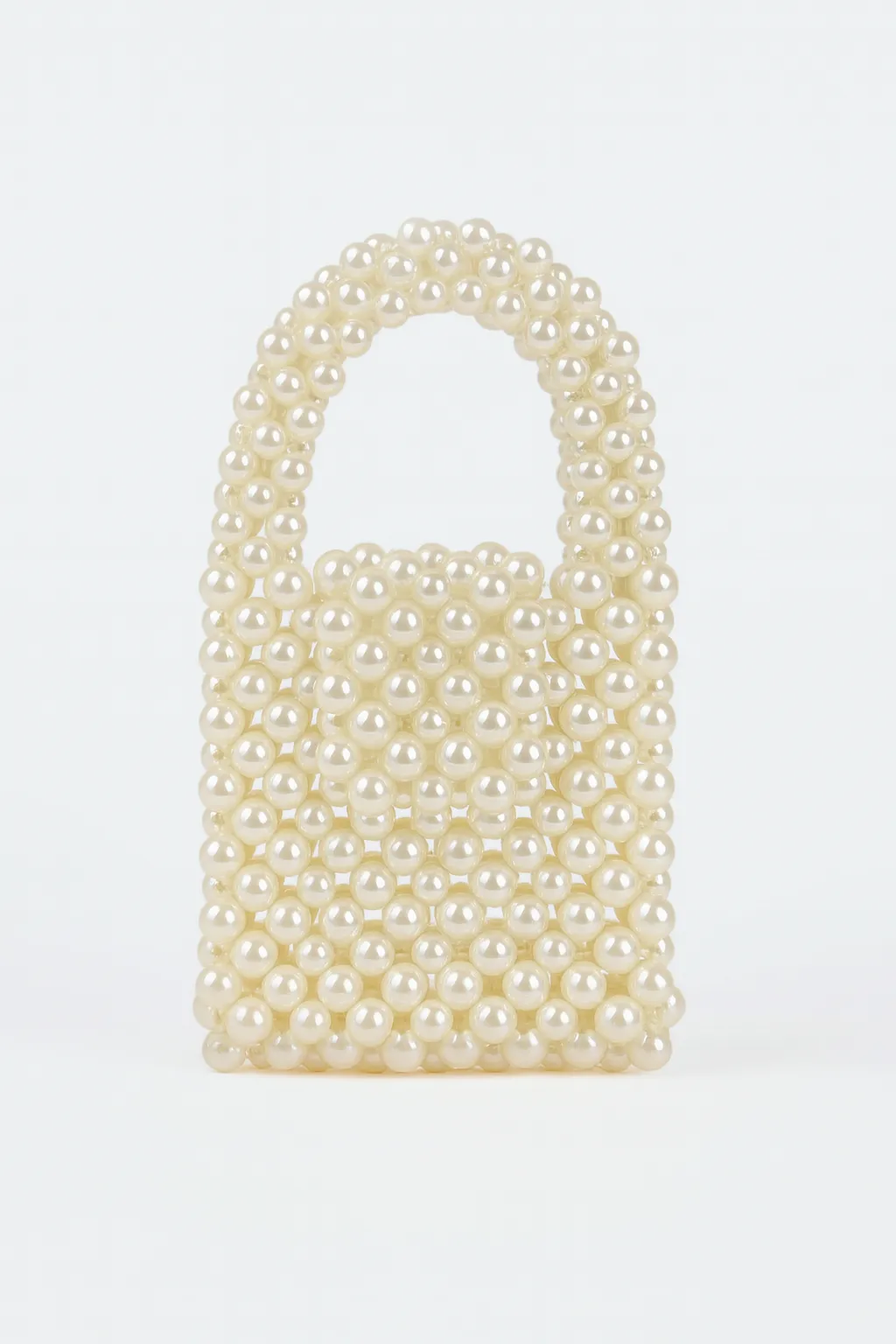 İncili El Yapımı Boncuk Çanta