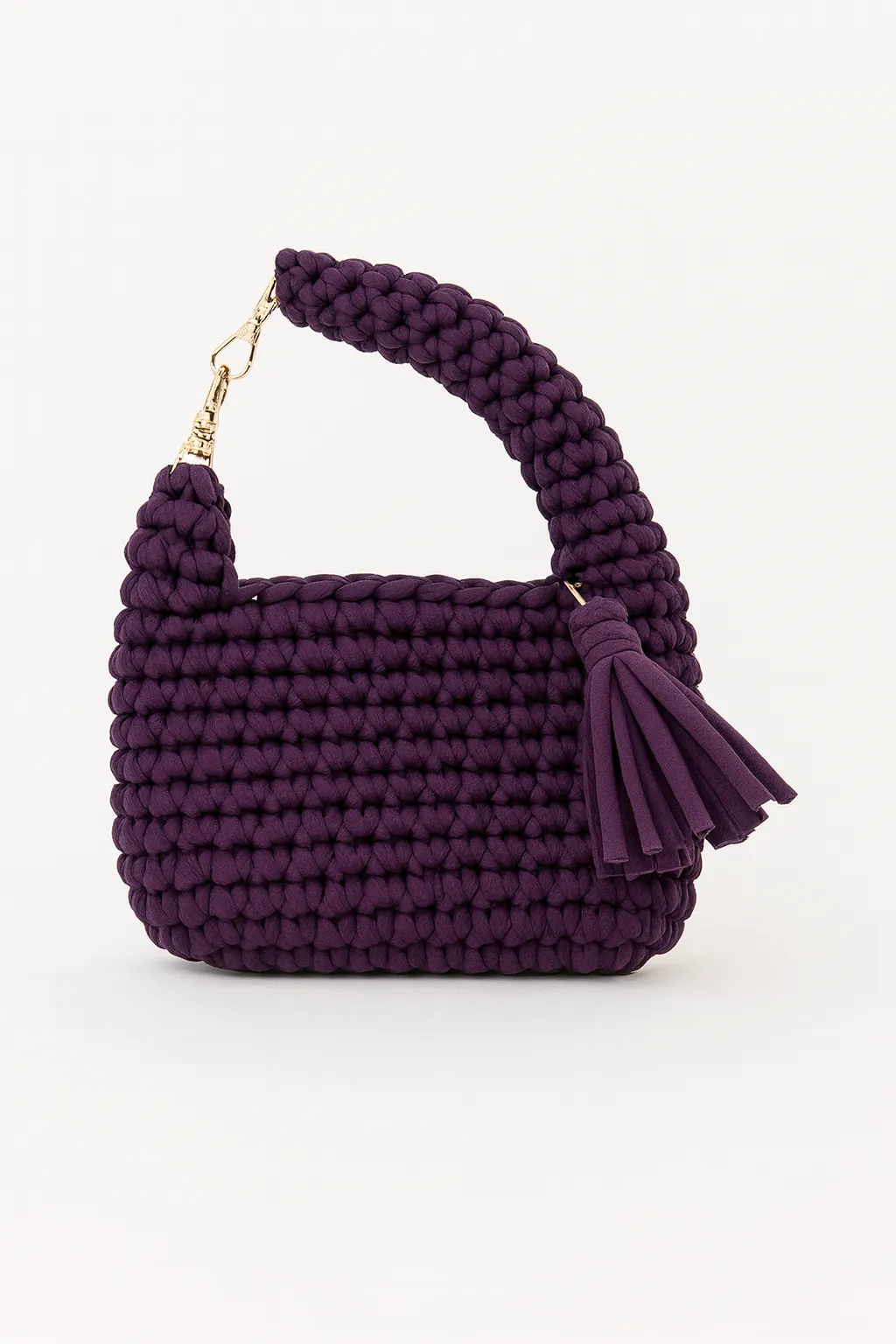 Mor Penye İp Çanta – El Yapımı, Spor ve Şık Tasarım