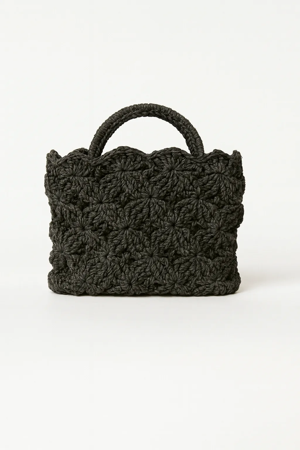 3 Boyutlu Kore Modeli Örgü Çanta