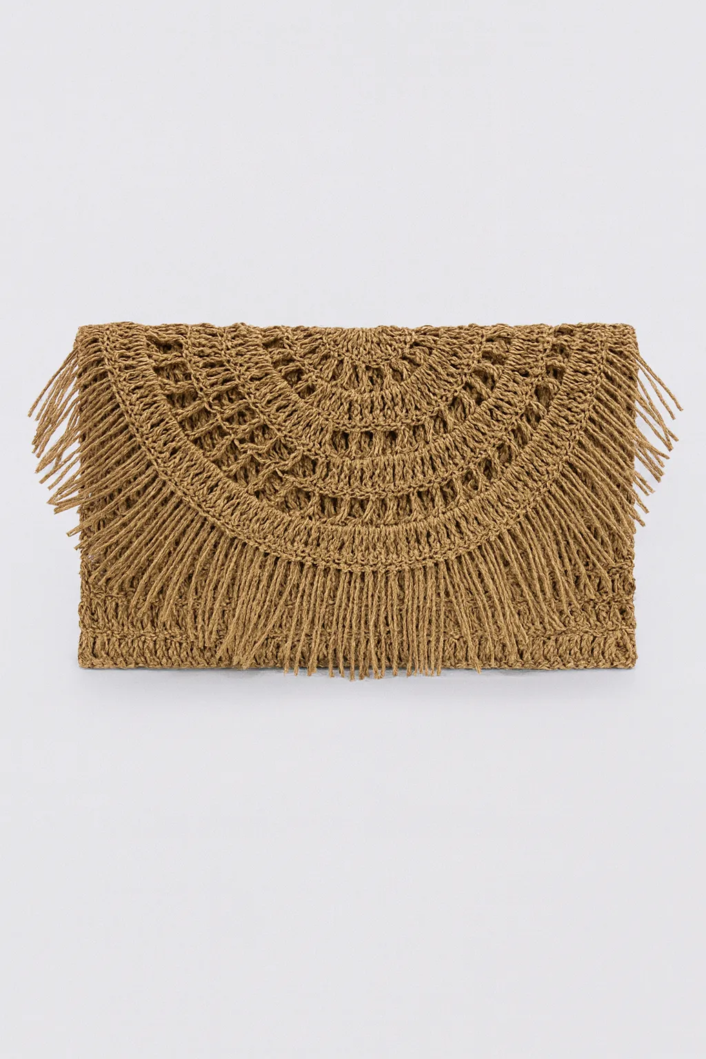 Bohem Tarzı El Örgüsü Püsküllü Çanta