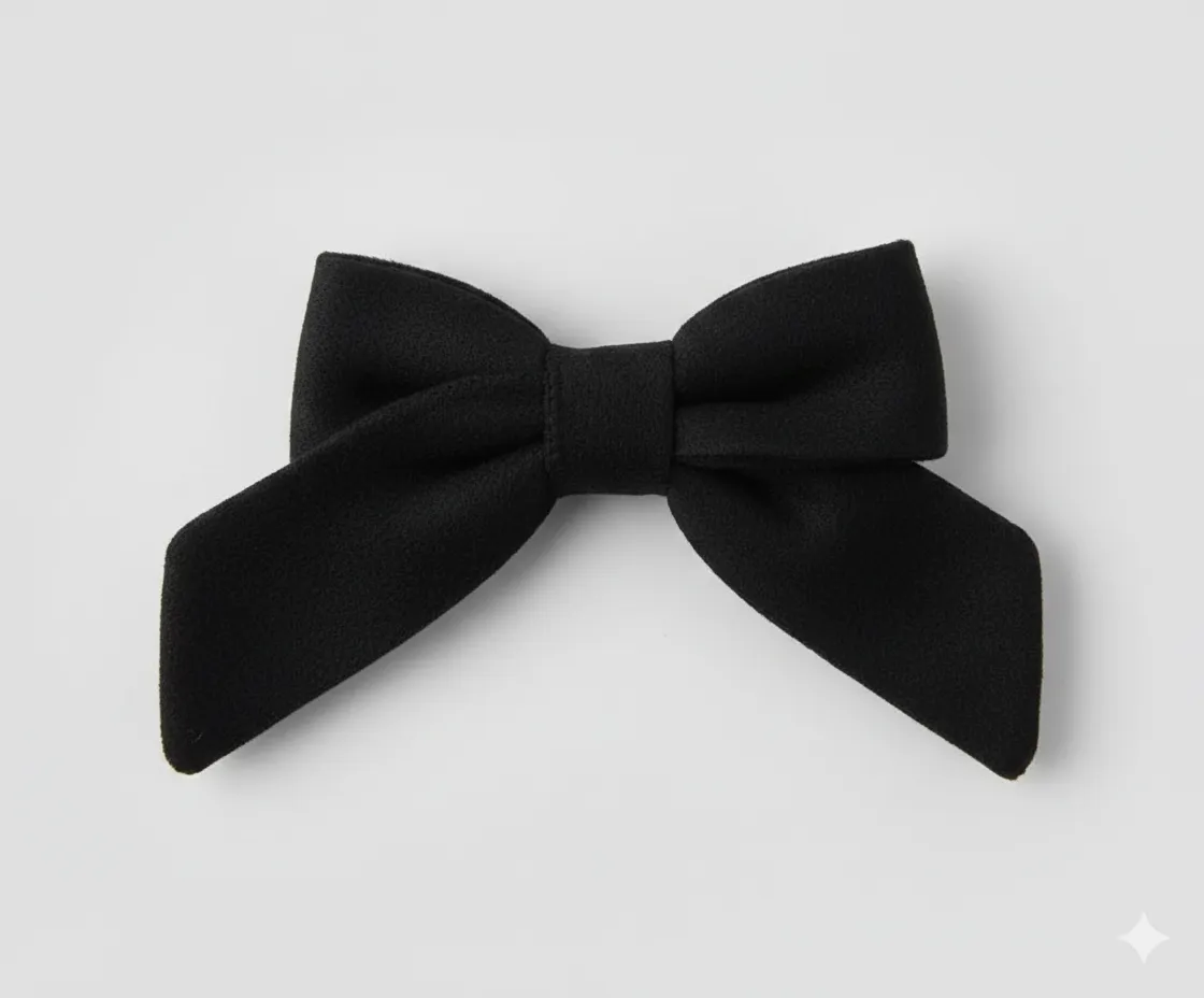 Kadife Fiyonk Toka – Siyah