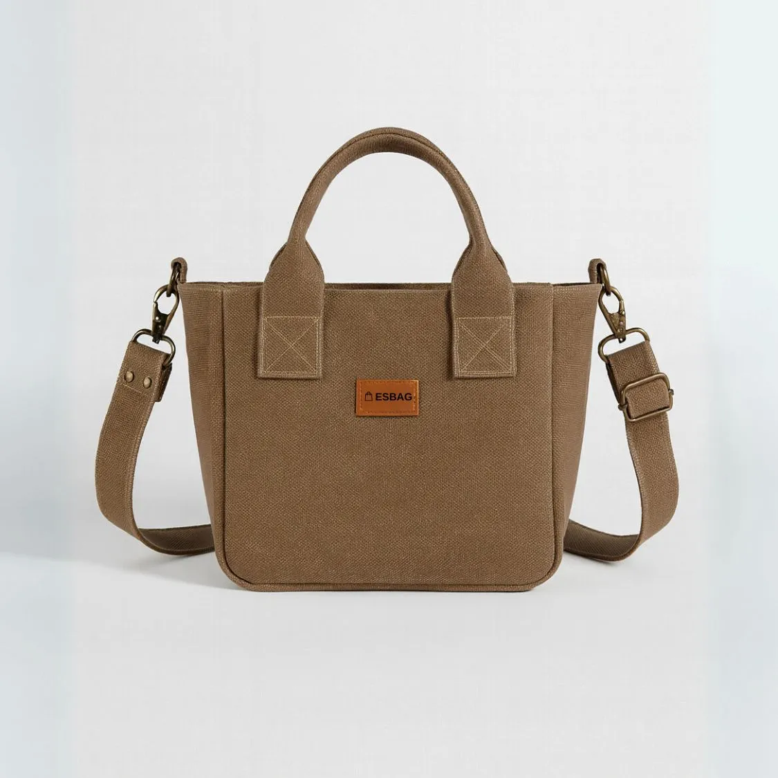 Mıknatıslı Kapaklı Kanvas Minibag