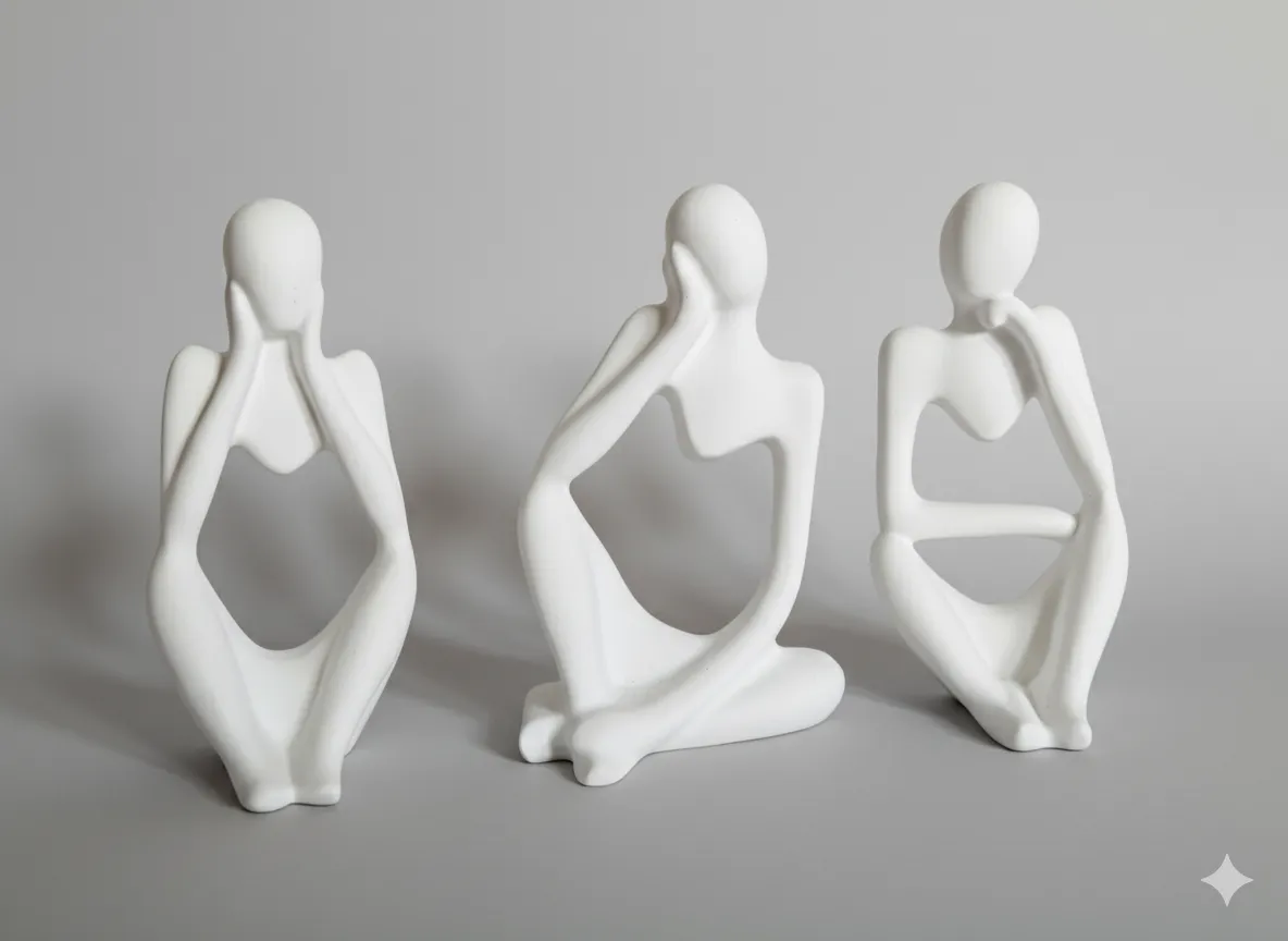 Minimalist Decorative Sculptures.