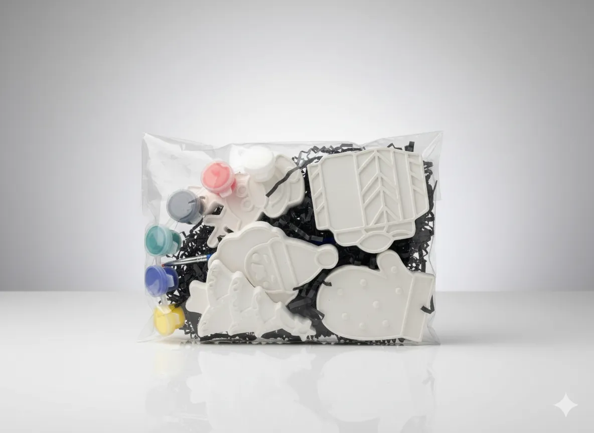 Yılbaşı Temalı Taş  Boyama Kiti