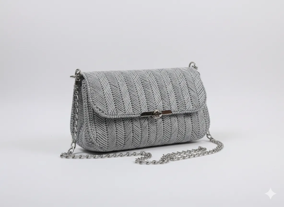 Kanvas Model El İşleme,El Ve Kol,Omuz Çantası,Büyük boy