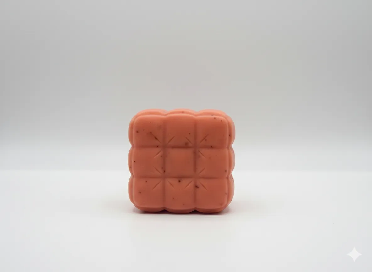 Turuncu Kare Sabun – Yastık Form Özel Tasarım Dekoratif Sabun