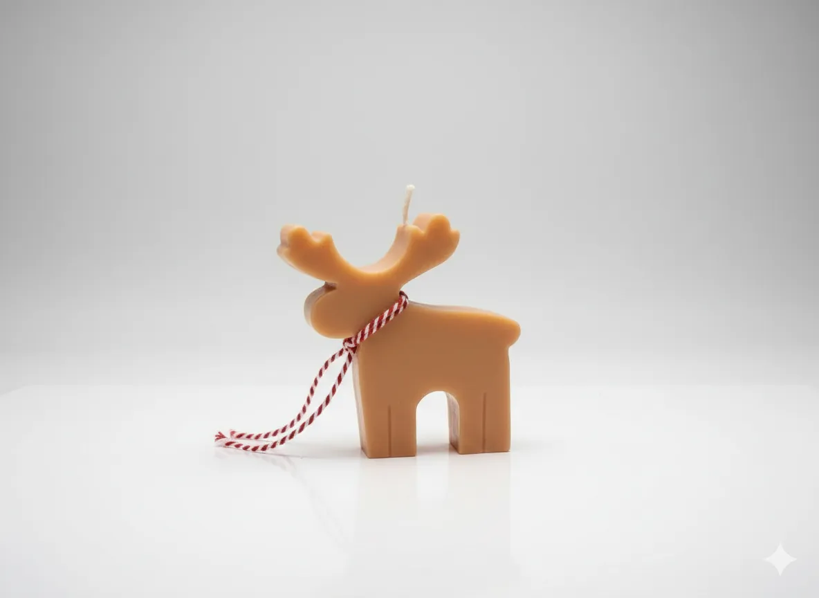 Geyik Şekilli Sabun – Yılbaşı Temalı Özel Tasarım Dekoratif Sabun