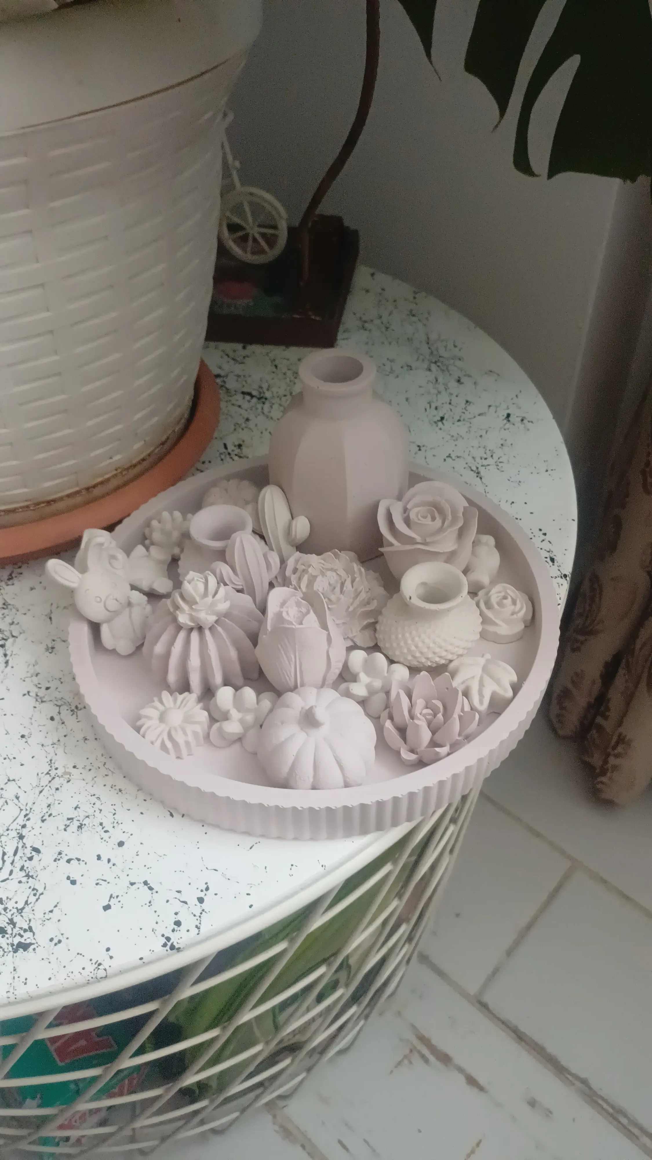 Dekoratif Pastel Tonlarda Çiçek Buketi