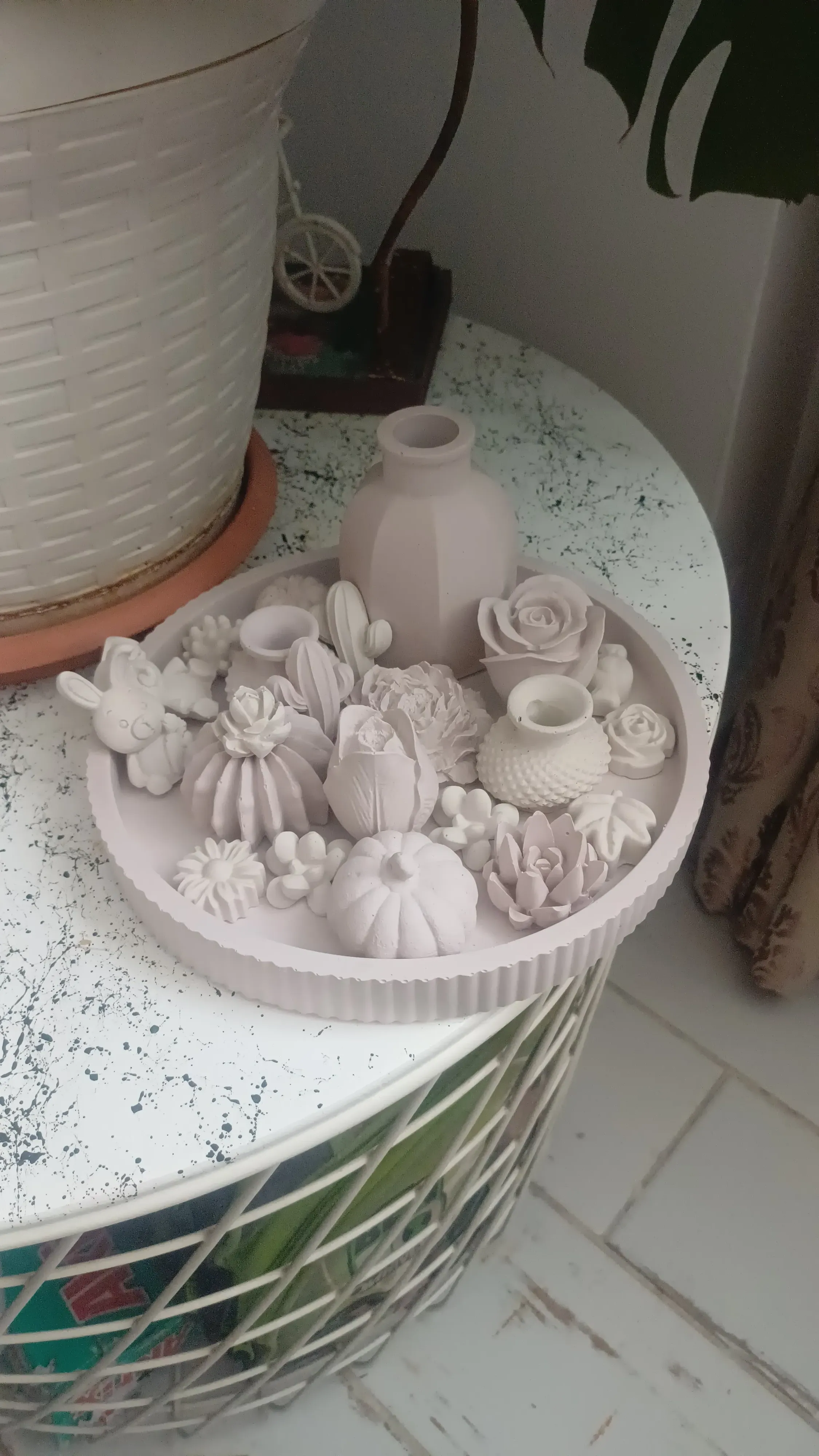 Dekoratif Pastel Tonlarda Çiçek Buketi