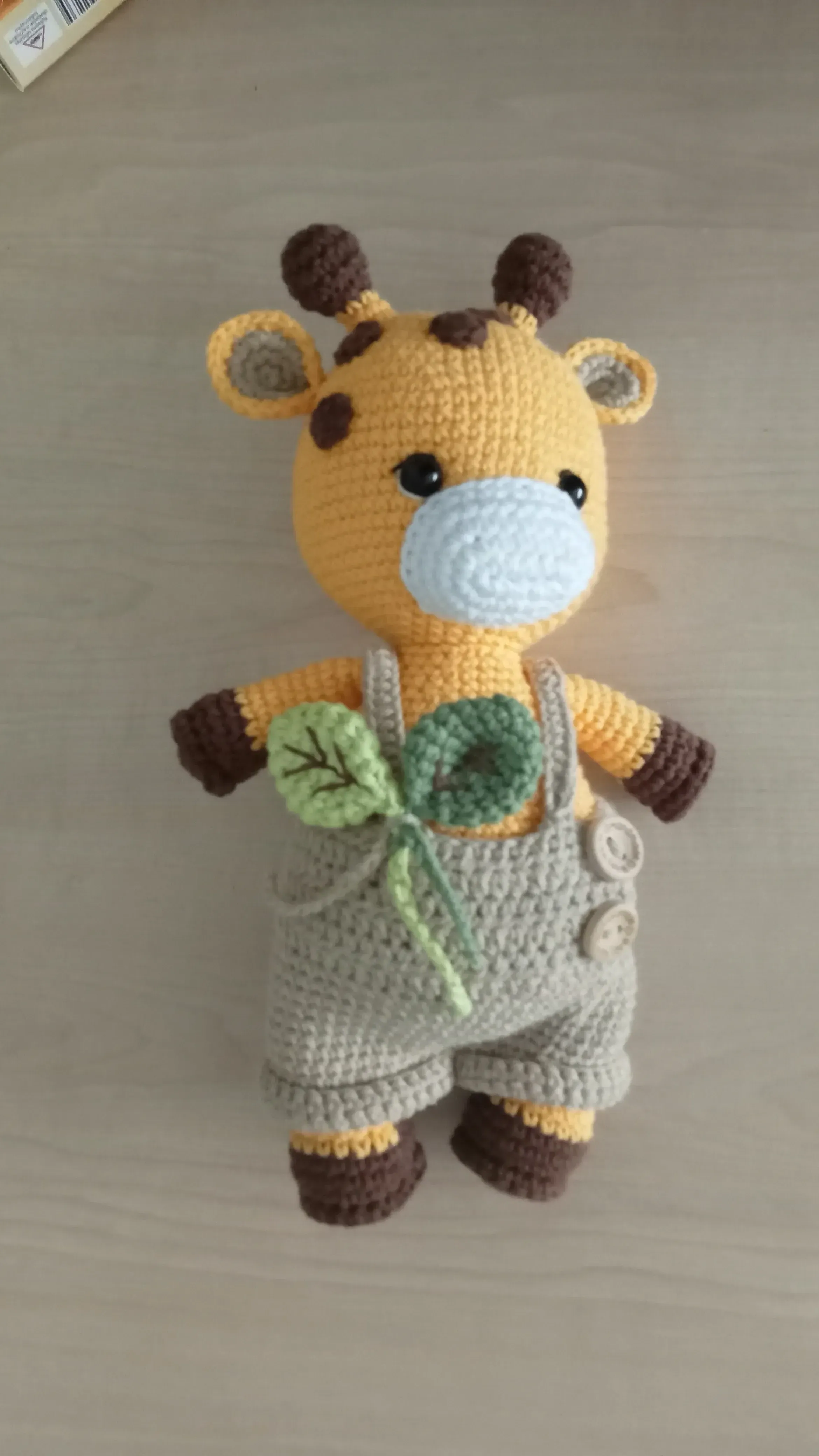 Tatlı Amigurumi Zürafa Oyuncak