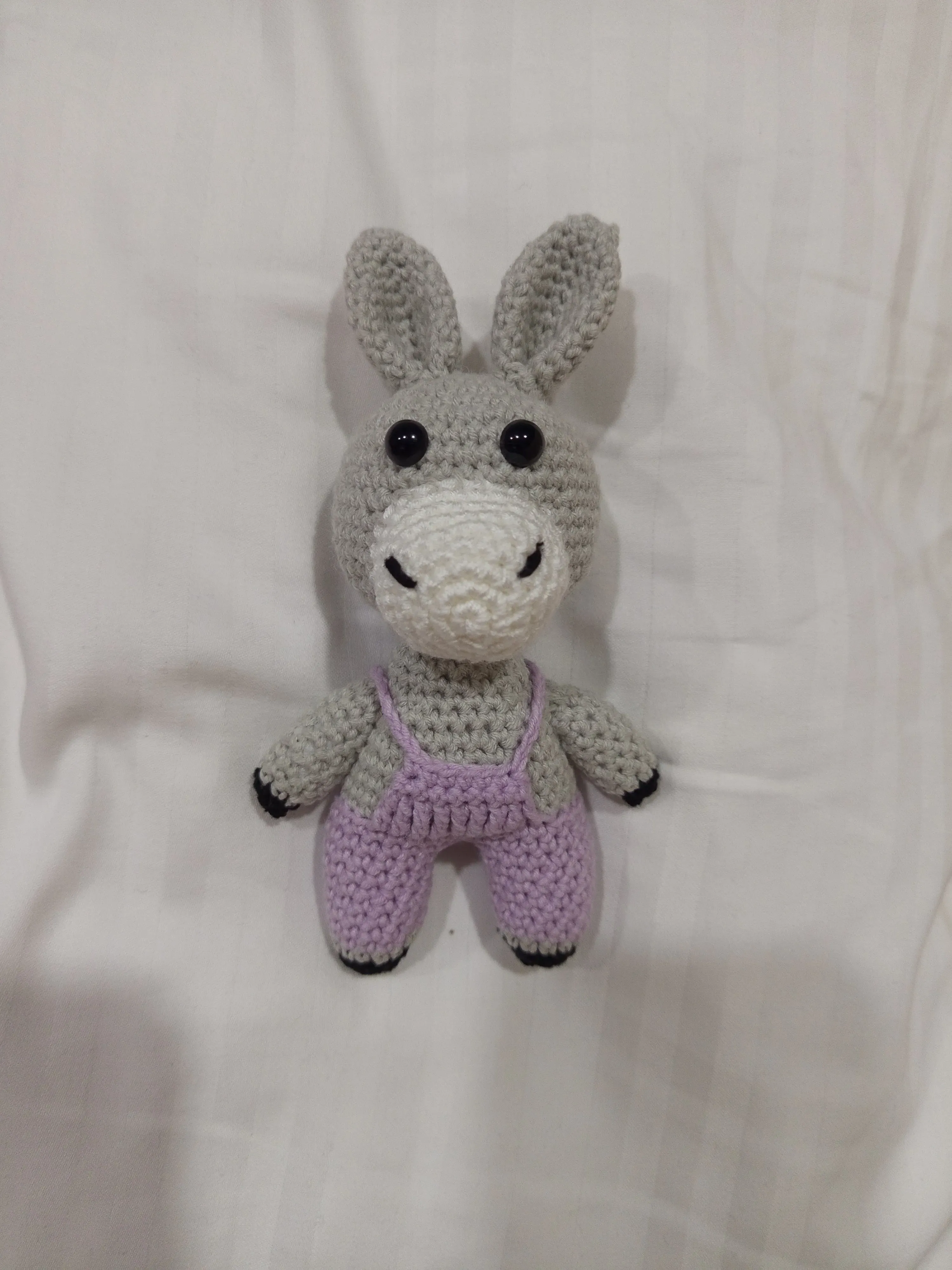 El Örgüsü Amigurumi Eşek Oyuncak