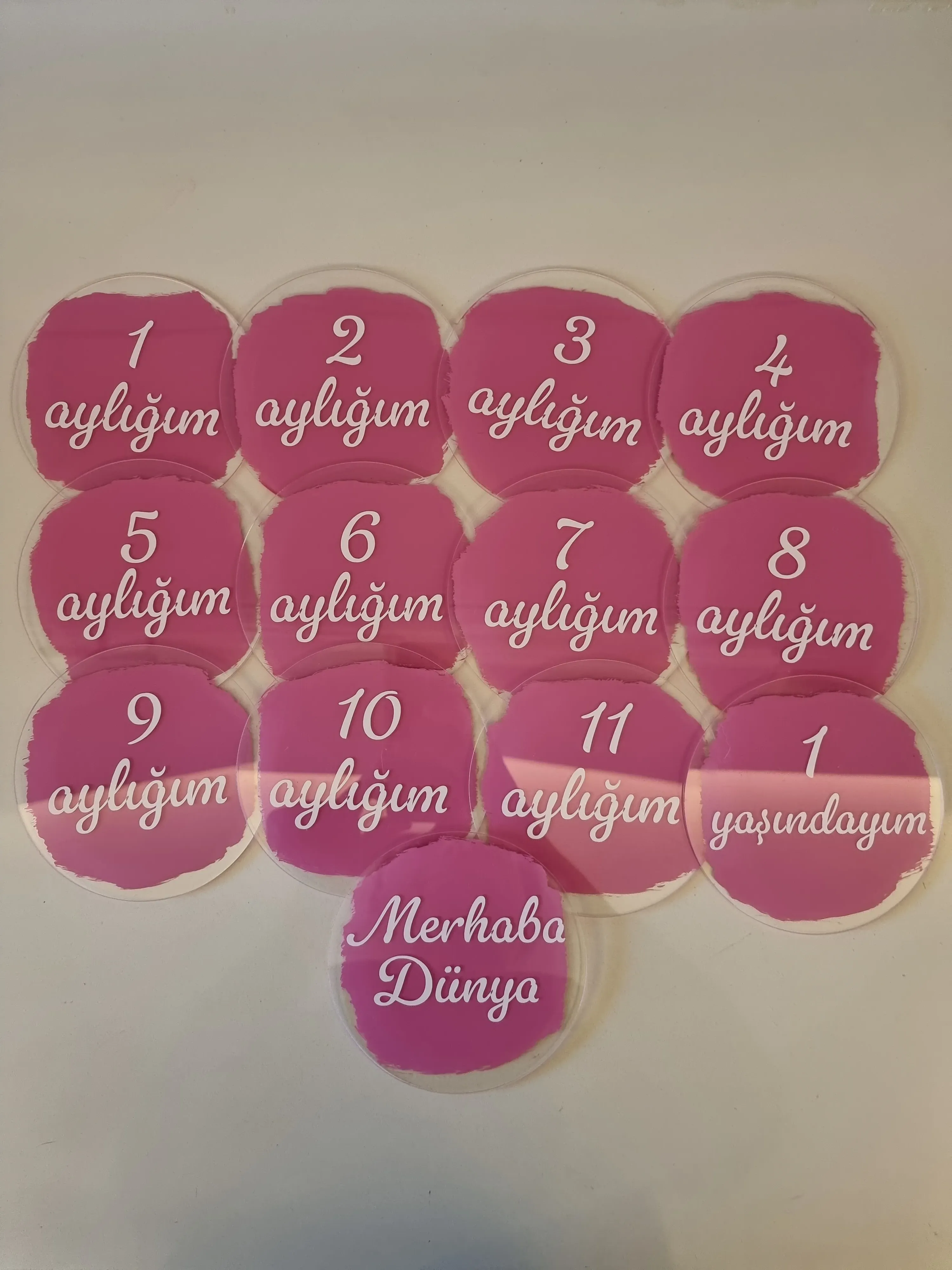 Şeffaf Pleksi Anı Diskleri