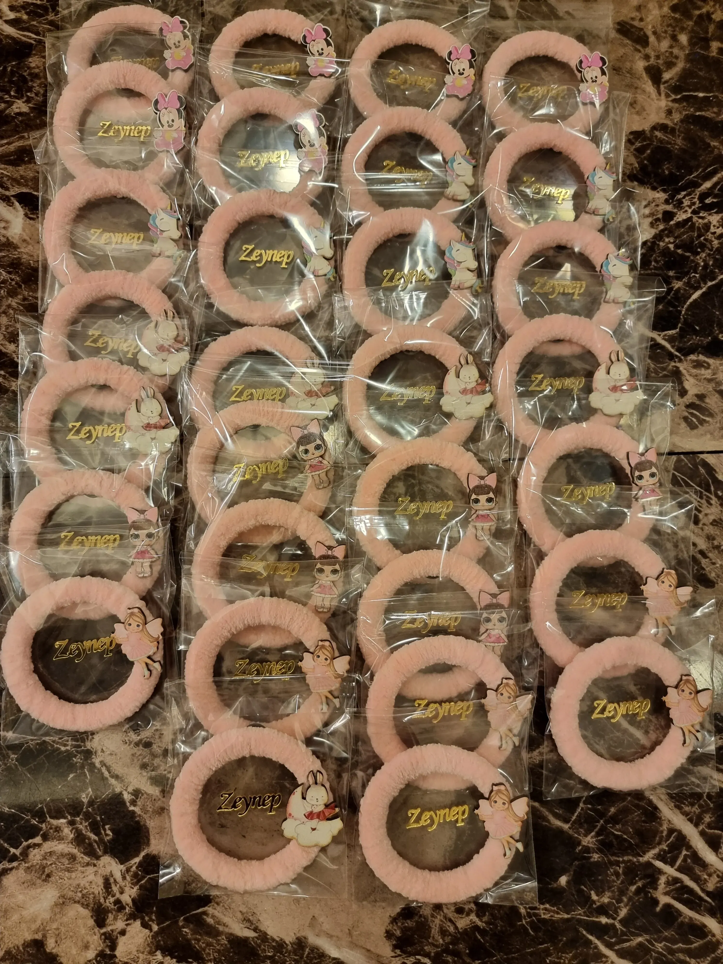 Şeffaf Pleksi İp Sarmalı Figürlü Mıknatıslı Magnet (20 Adet Paket)