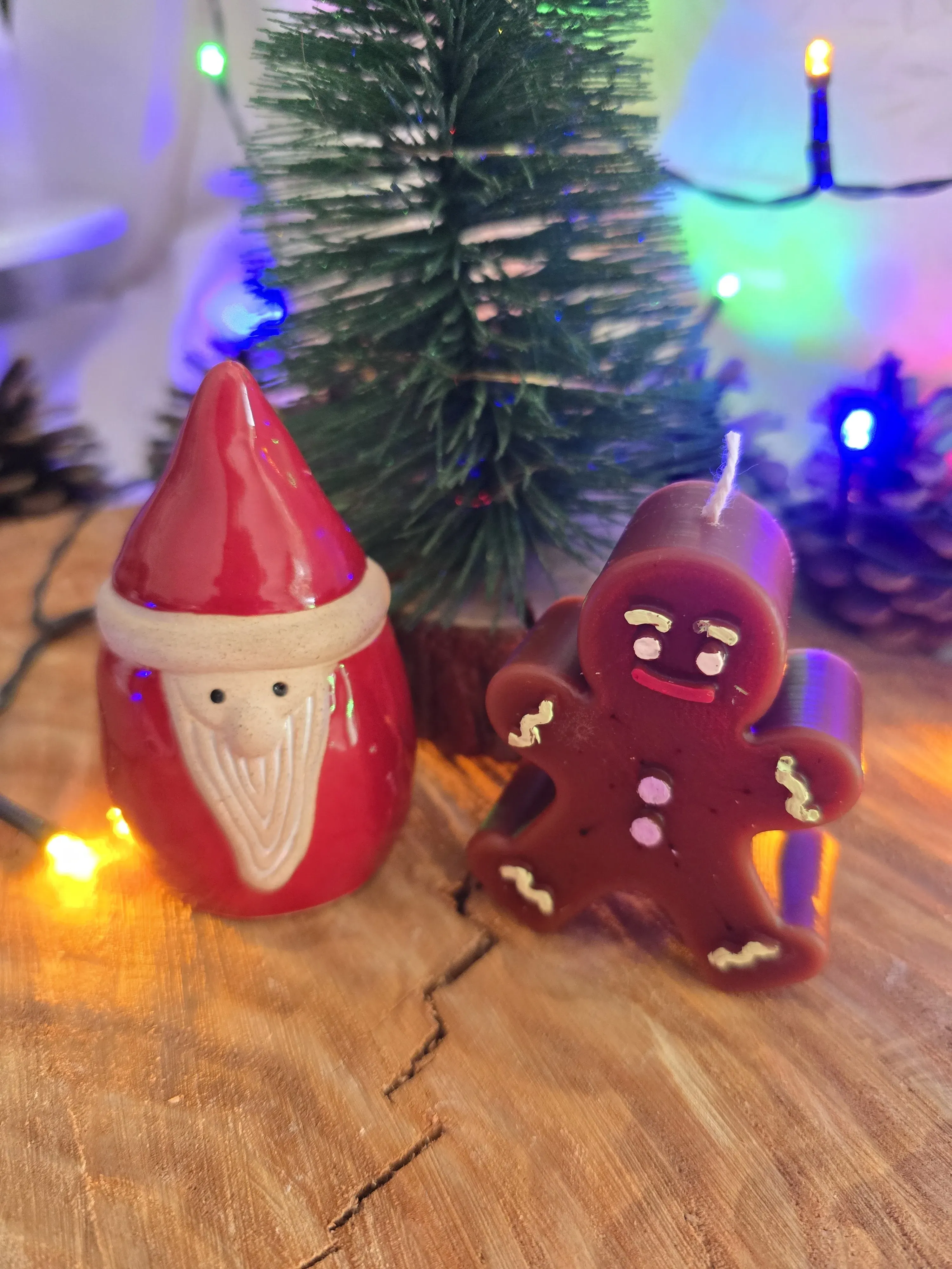 Kurabiye Adam Dekoratif Mum – Çikolata Kokulu