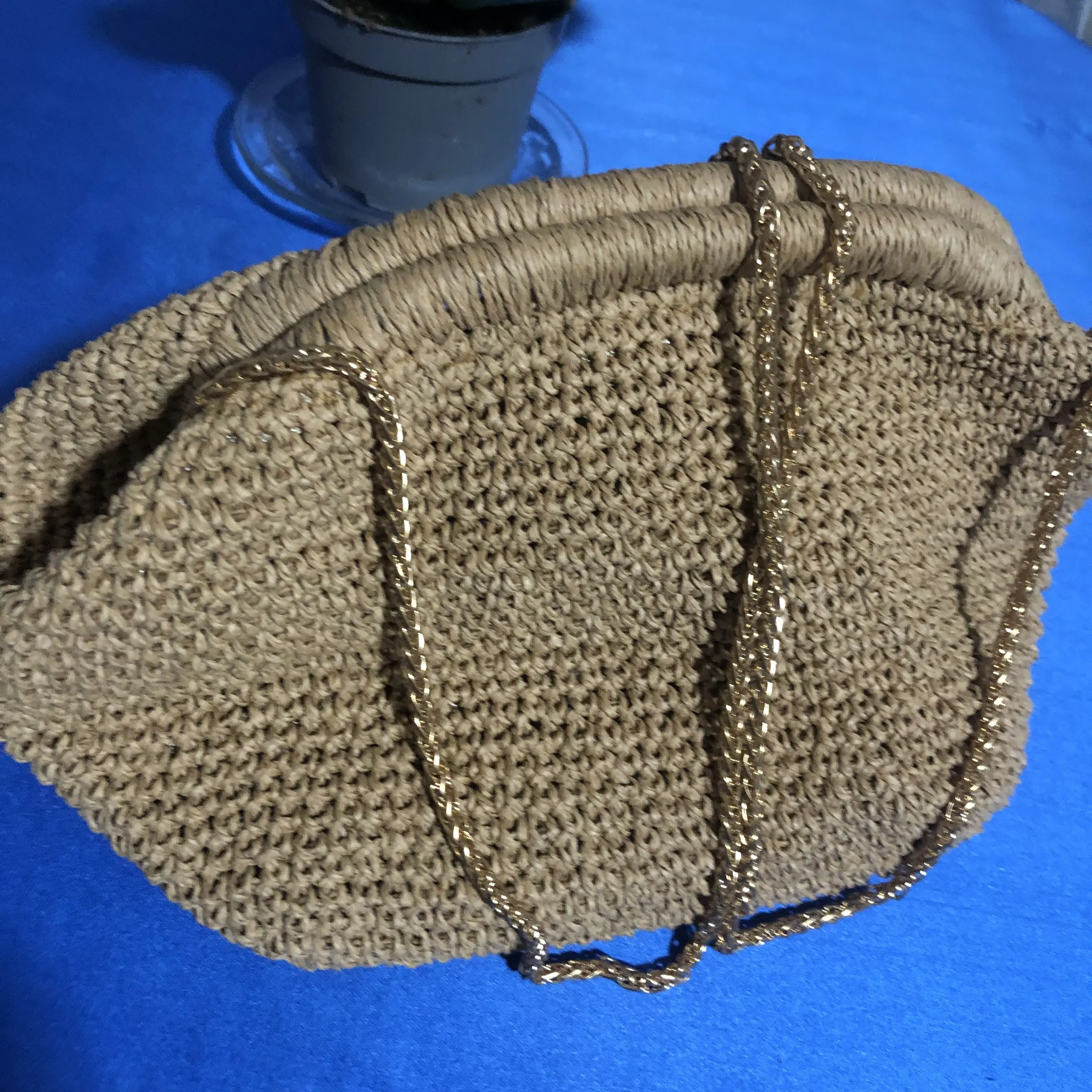 Kağıt İp Örgü Omuz Çantası - Craft Burslu Tasarım, El Emeği