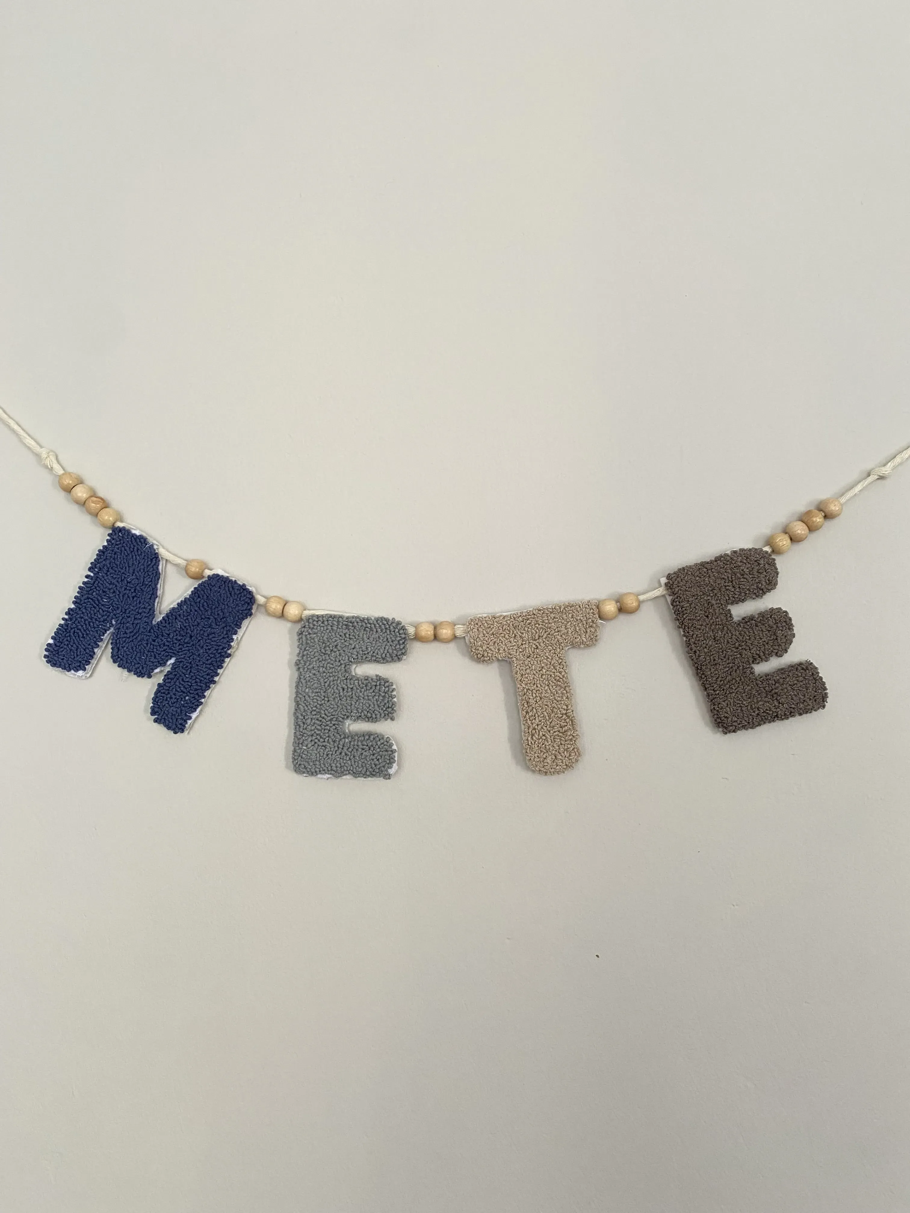 Kişiye Özel Bebek İsimli Flama – El Yapımı ve Dekoratif