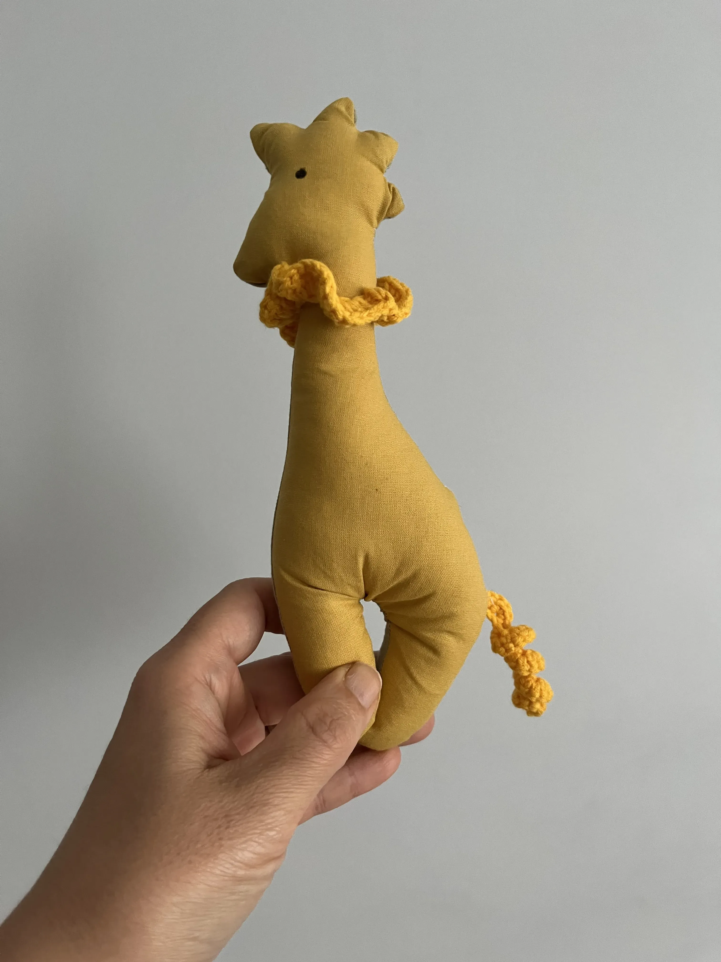 Zeytin Yeşili Dinozor Eğitici Oyuncak - Pamuklu ve El Yapımı