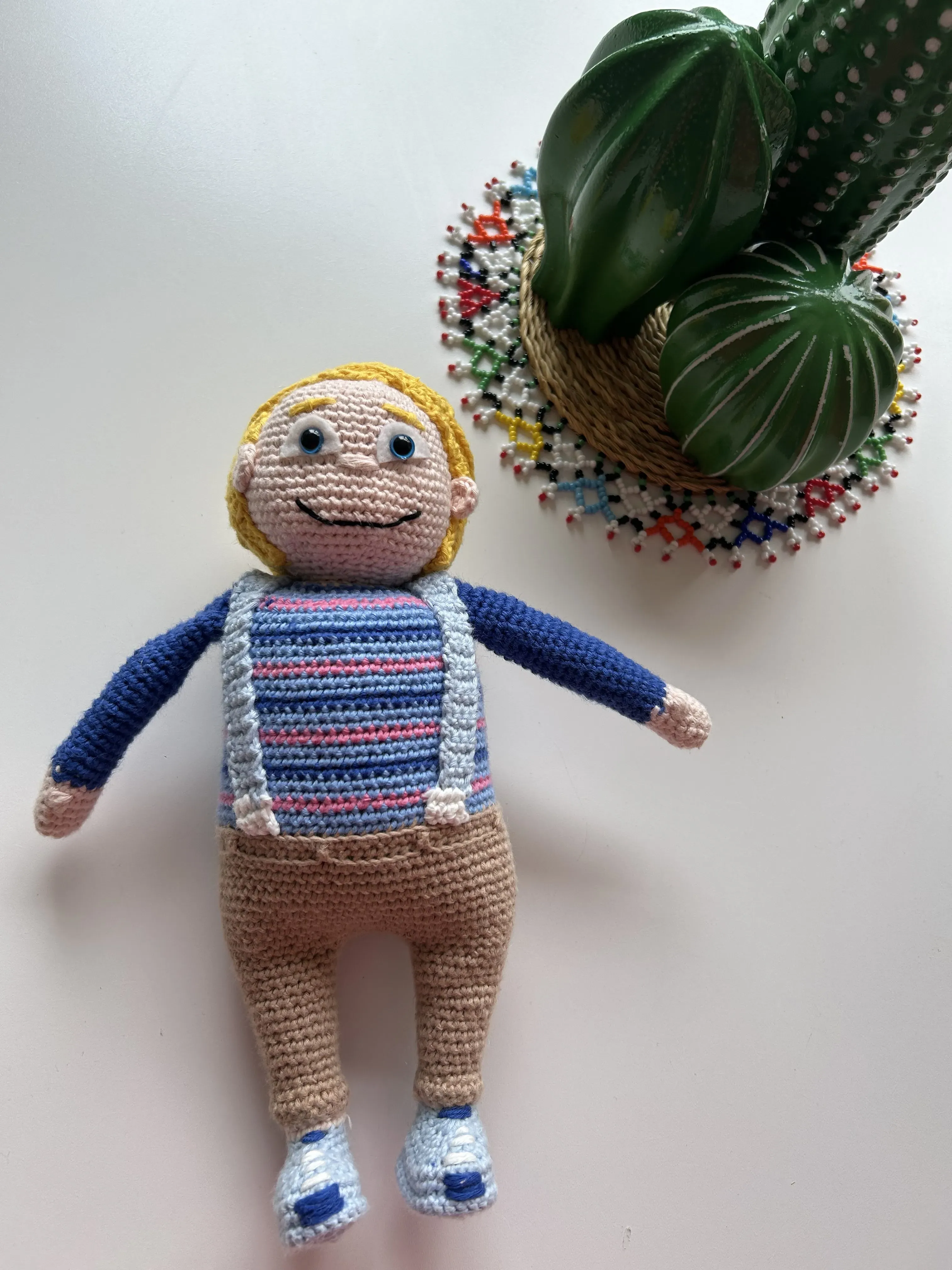 Knitted Hayri Baby Toy - Ardahan Crew Character 25 cm