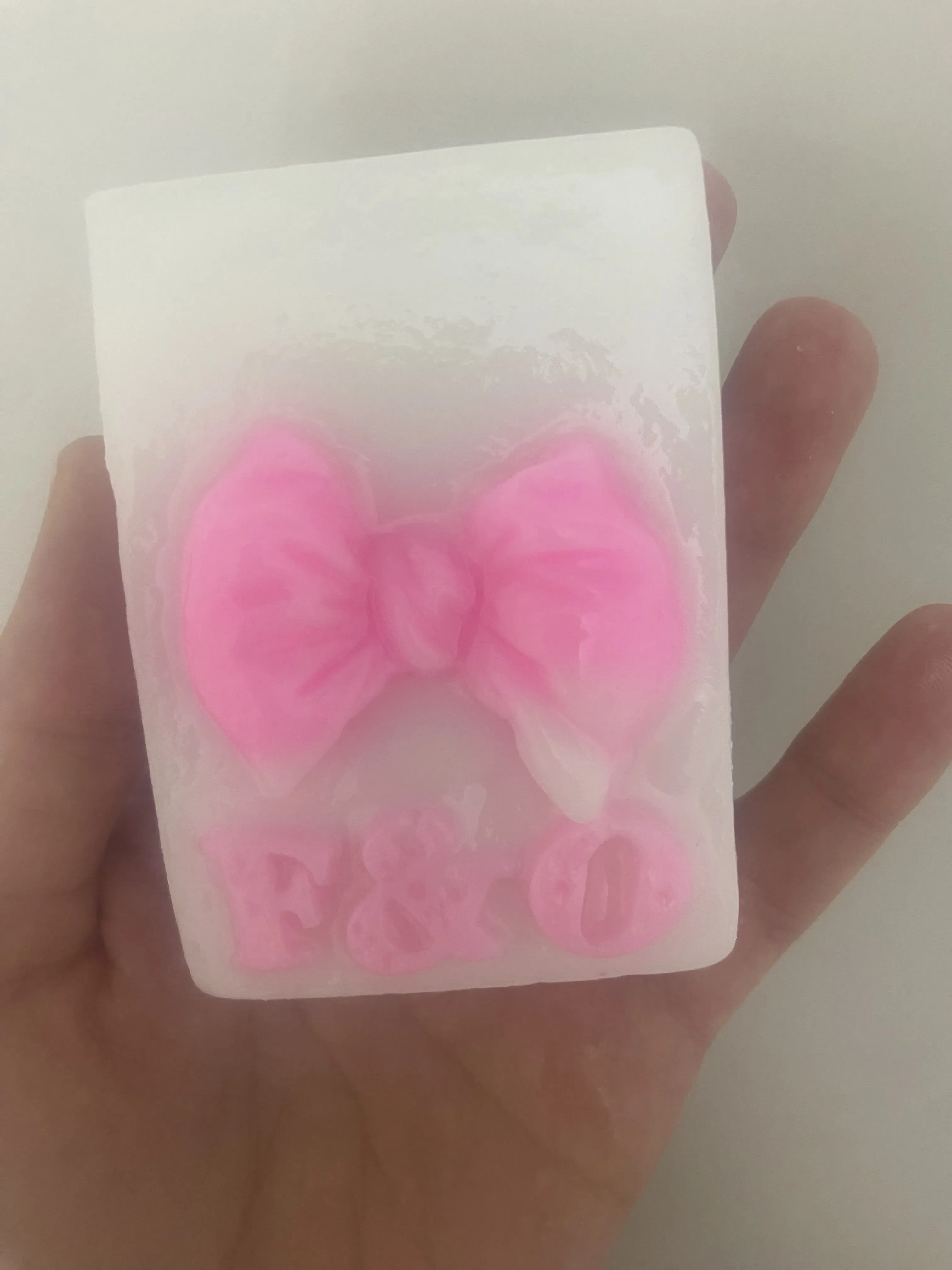 Pembe Fiyonk Detaylı Kişiye Özel El Yapımı Sabun