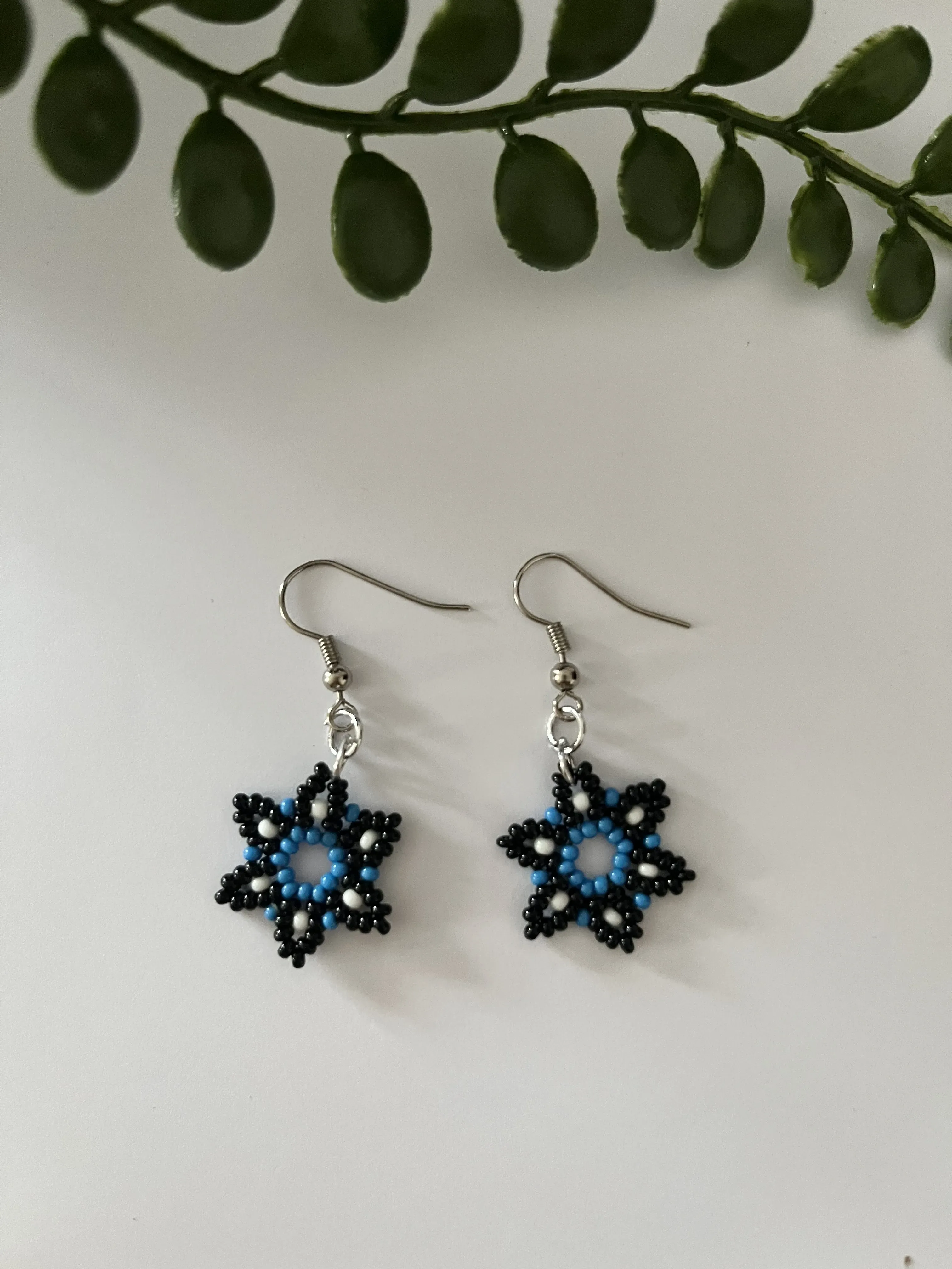 Miyuki Tarzı Minik Boncuk İşleme Günlük Küpe