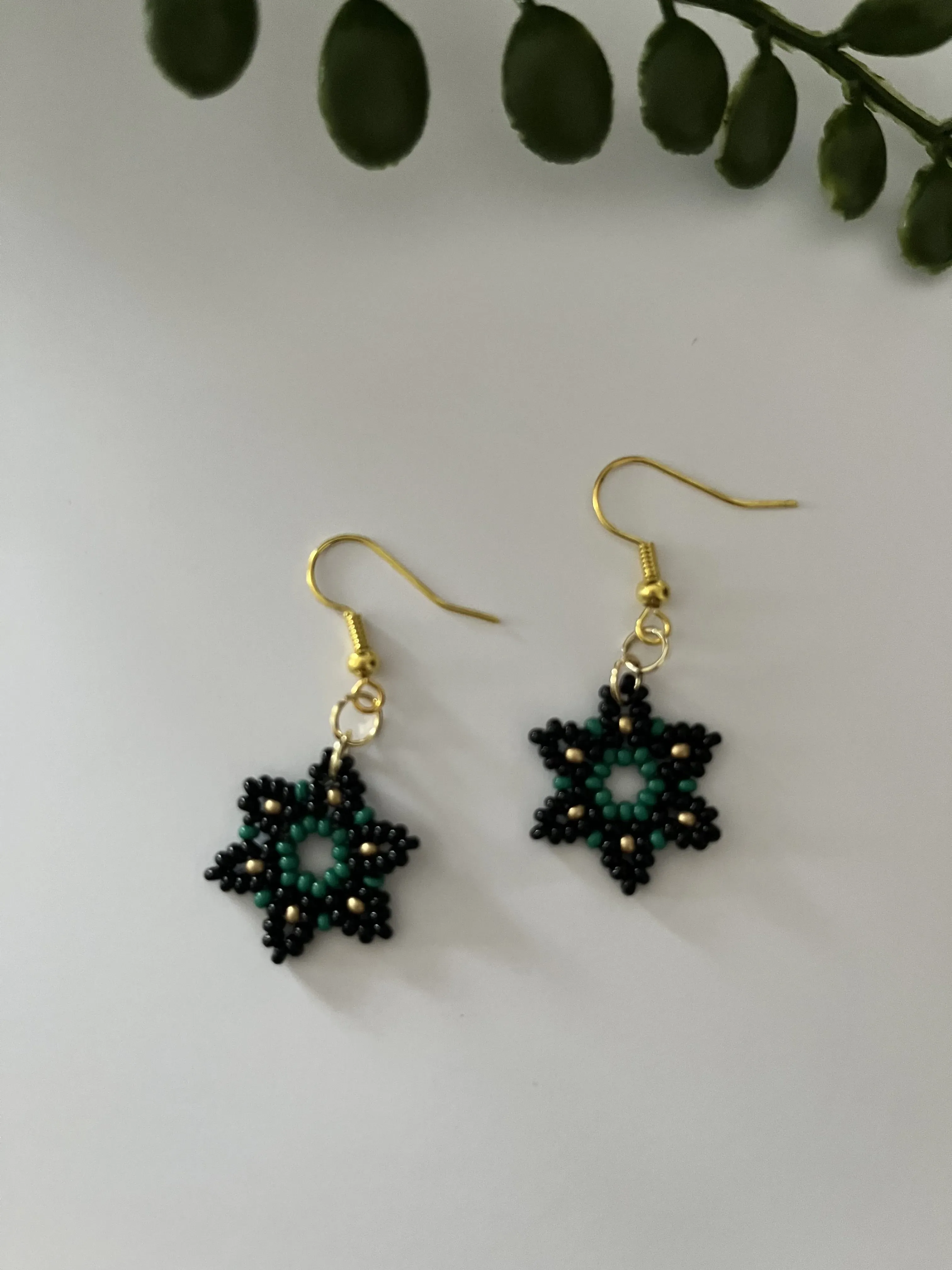 Zümrüt Yıldızı Küpe