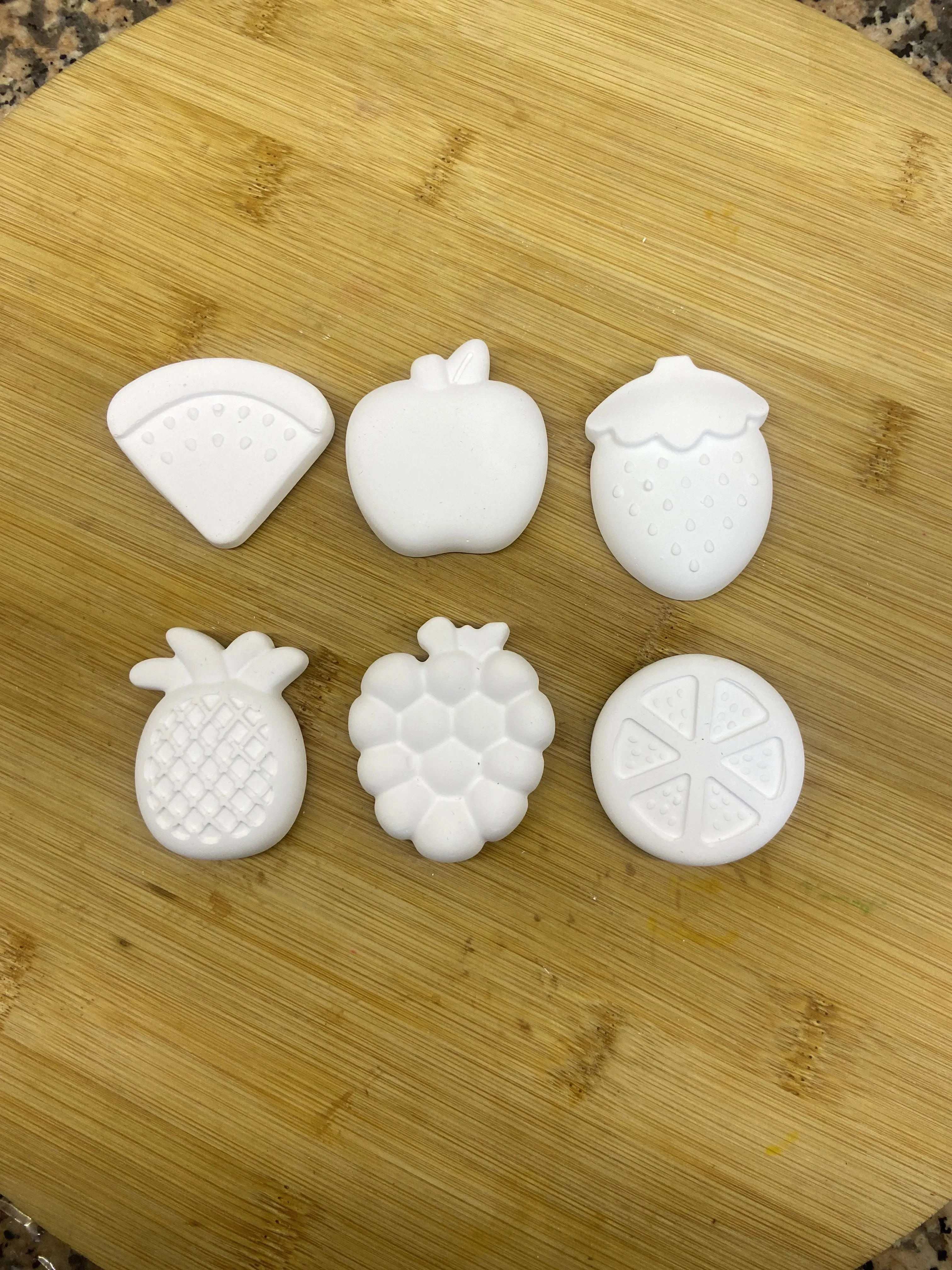 Meyve Figürlü Taş Boyama Kiti