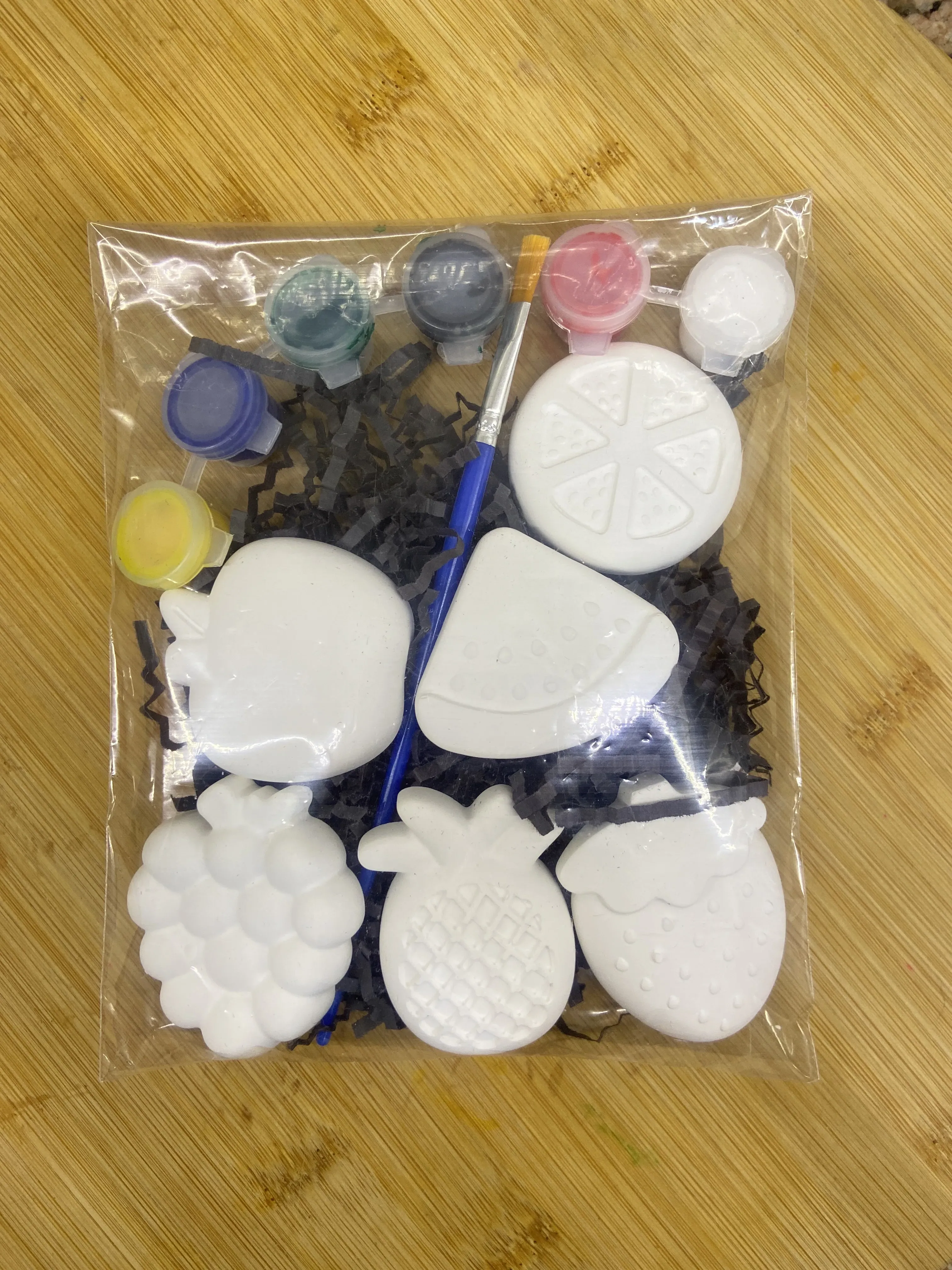 Meyve Figürlü Taş Boyama Kiti