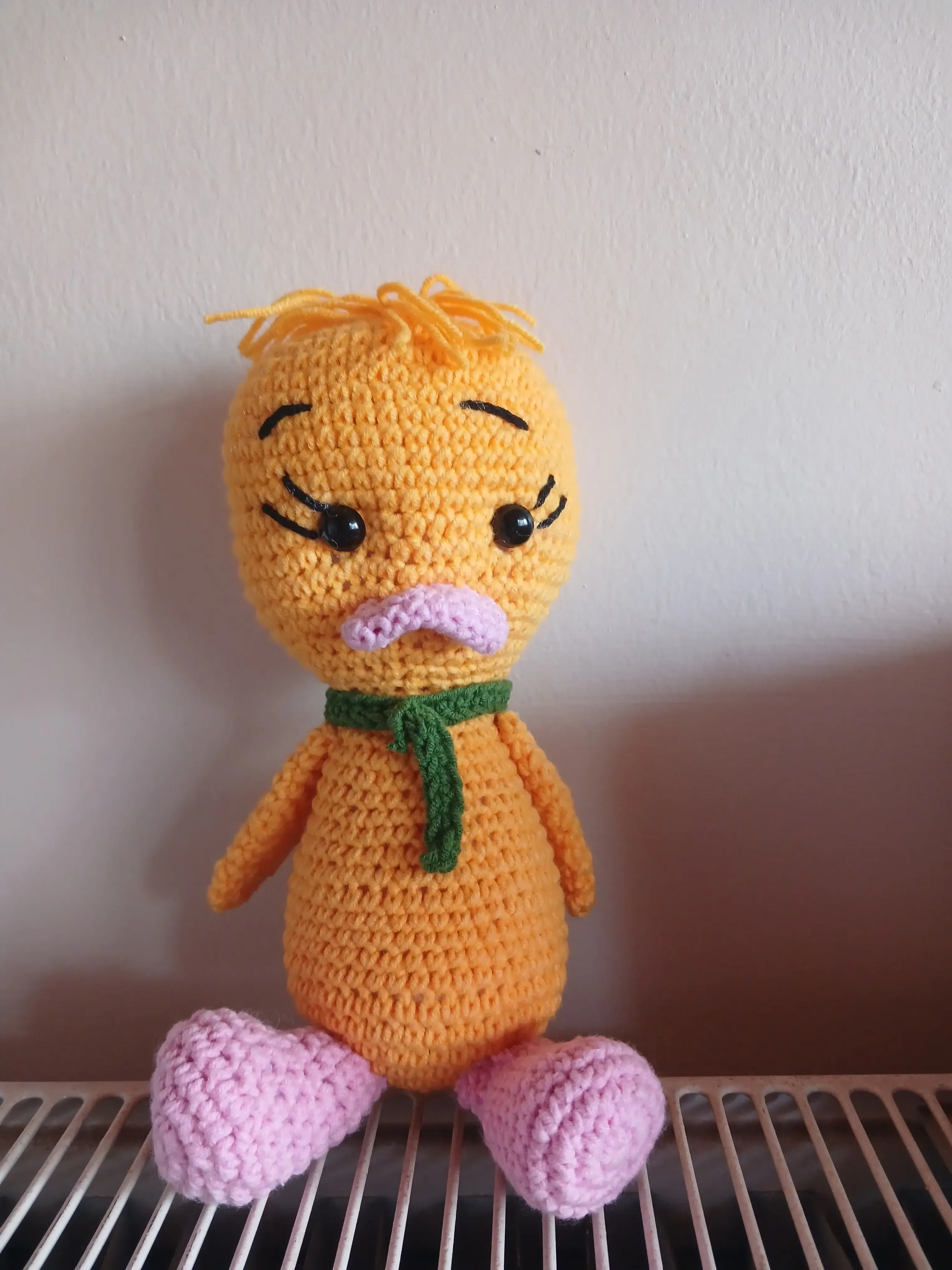 Sarı Örgü Oyuncak Civciv - Amigurumi Bebek Oyuncak - El Emeği