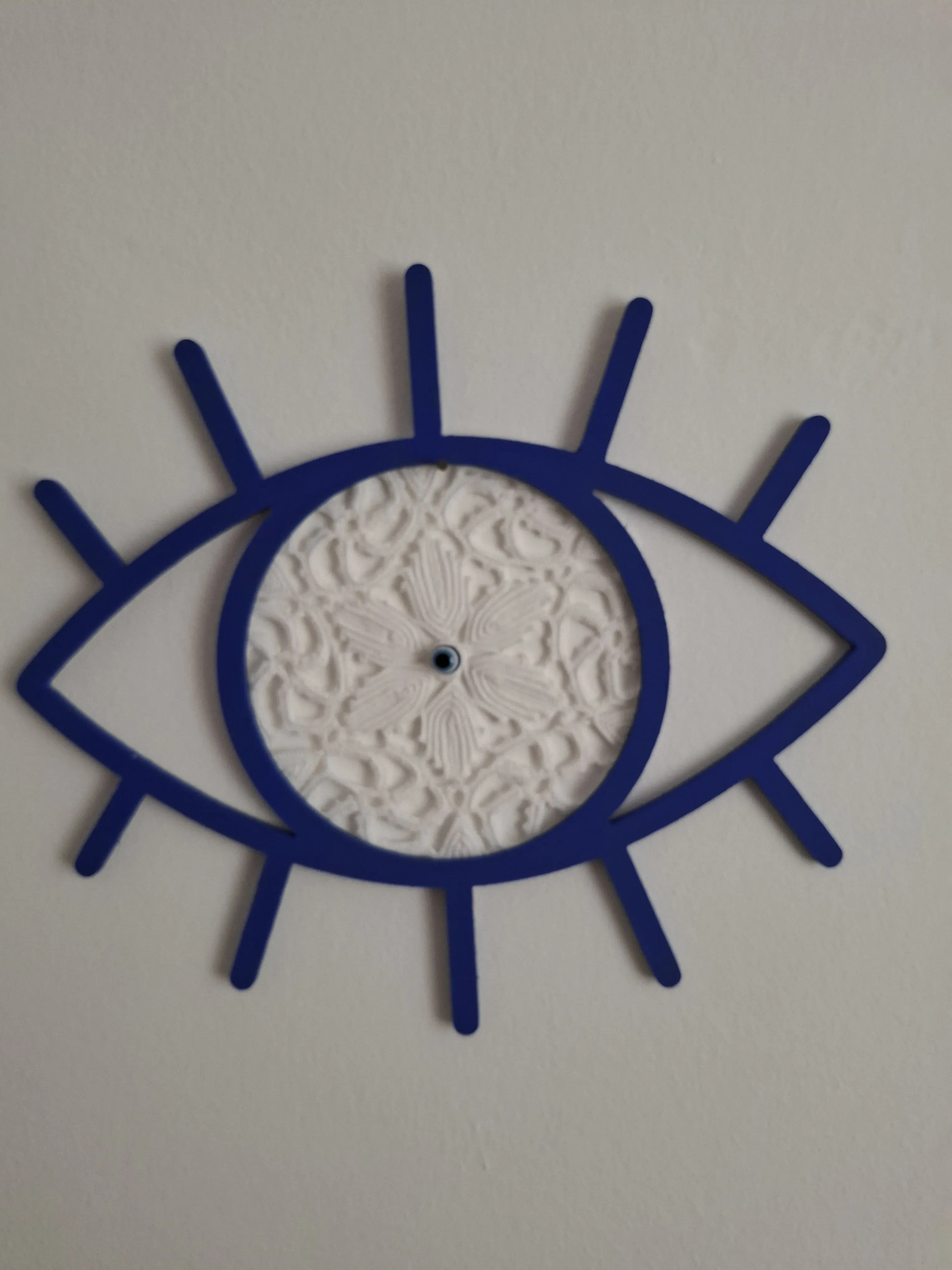 Mavi Nazar Duvar Süsü – Dekoratif Koruma ve Şıklık Bir Arada