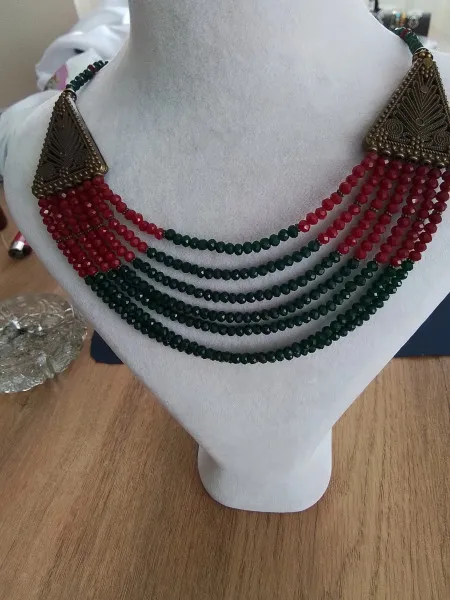Özel tasarım etnik kolye