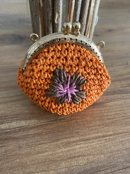 Knitted Bozukpar Wallet Keychain Knitted Wallet Clip Wallet