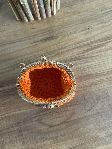Knitted Bozukpar Wallet Keychain Knitted Wallet Clip Wallet