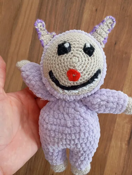 Handmade Knitted Labubu Toy