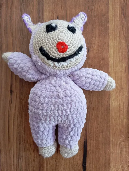 Handmade Knitted Labubu Toy