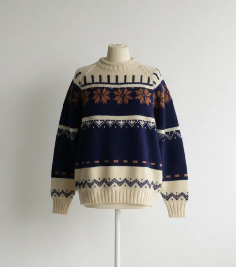 AVUSTURALYA MERİNOS YÜNÜ İLE ELDE ÖRÜLMÜŞ KAZAK