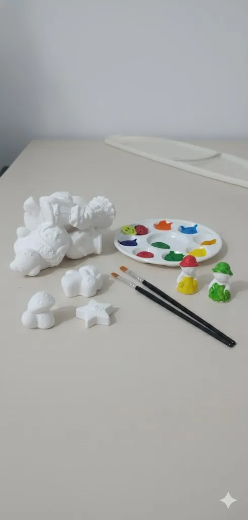 14-Piece Painting Kit for Kids – Stone Dust Set for Developing Imagination