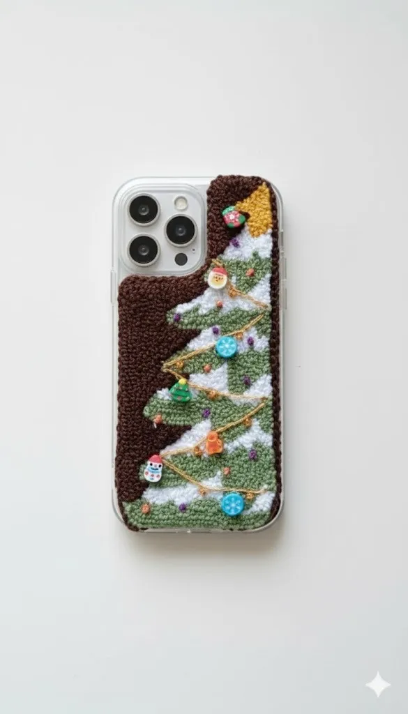 iPhone 11 Pro Uyumlu Punch Yılbaşı Ağacı Telefon Kılıfı