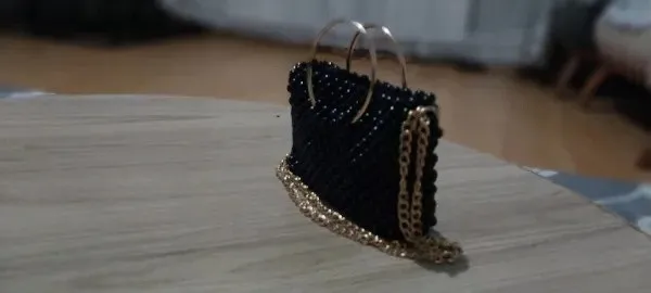 Pearl Beaded Mini Bag