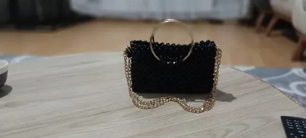 Pearl Beaded Mini Bag