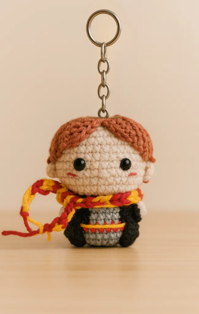 Ron Weasley Amigurumi Anahtarlık