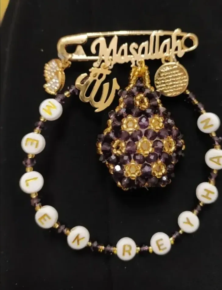 Kişiye Özel İsim Yazılabilen Bebek Cevşeni