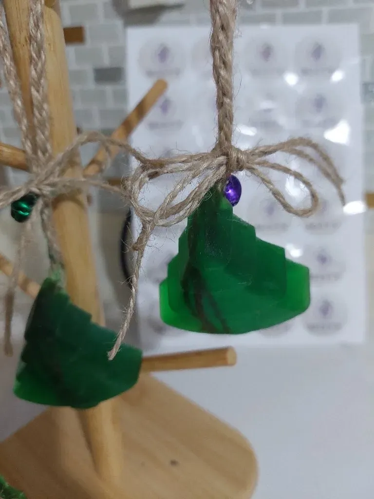 Çam Ağacı Şeklinde Kokulu Sabun – Doğal Esanslı Dekoratif Sabun