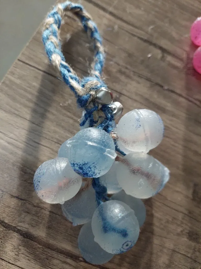 Nazar Charmlı Simli Kokulu Üzüm Sabun – Dekoratif ve Kalıcı Esanslı