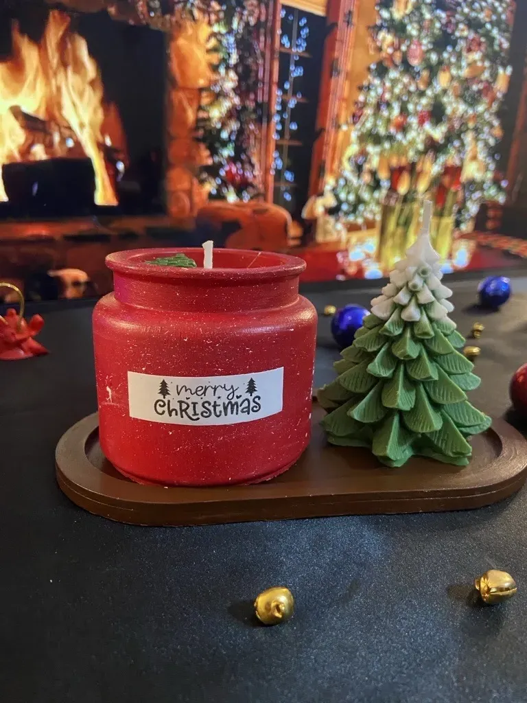 Christmas Temalı Mum Seti – Soyawax Christmas Kokulu Dekoratif Yılbaşı Seti