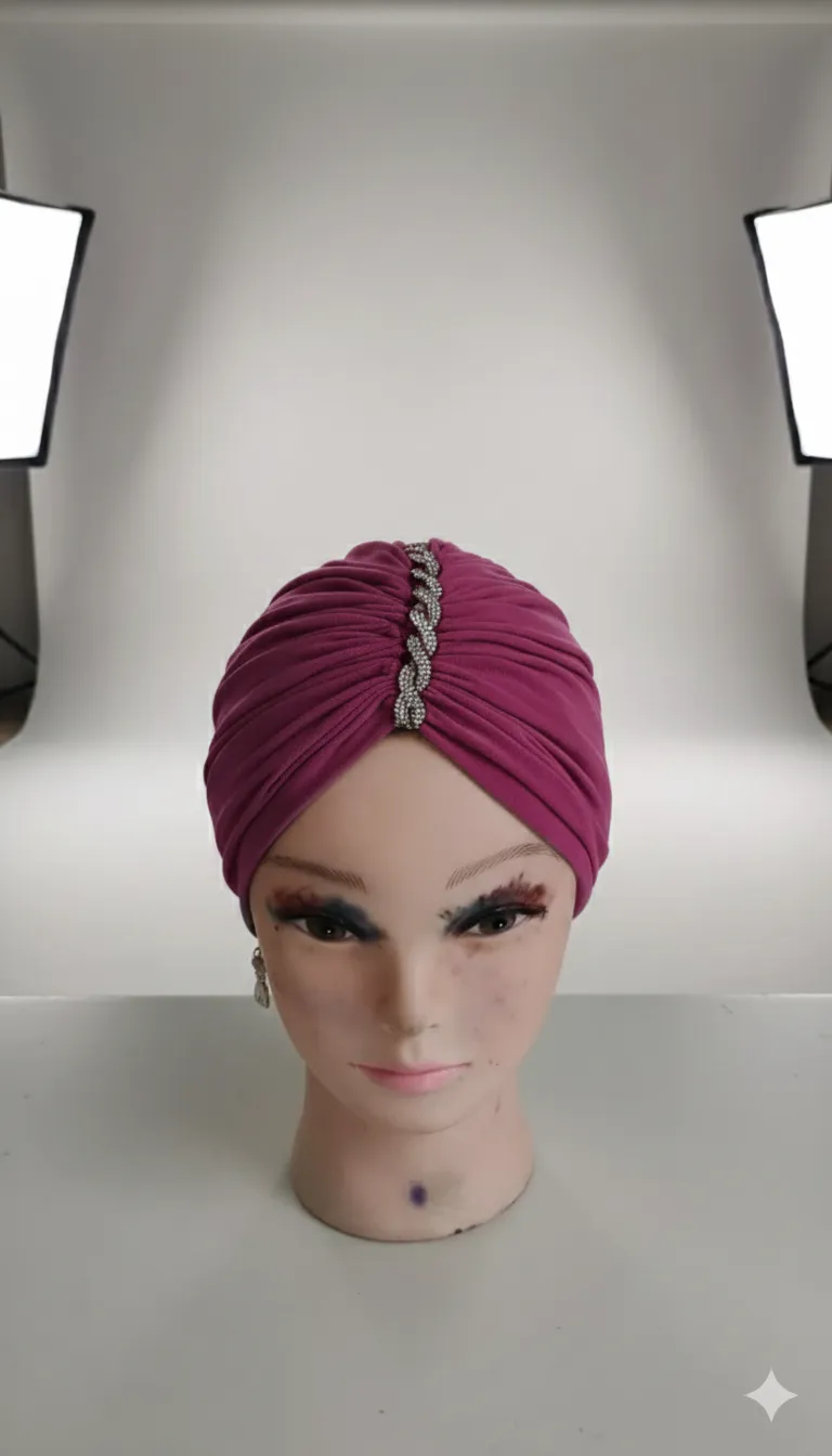 Önü İşlemeli Pembe Dış Bone