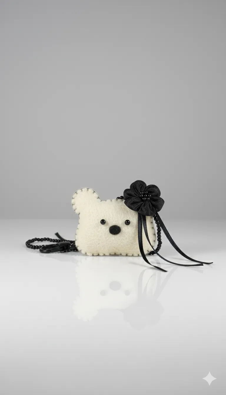 Ayıcık Keçe Anahtarlık