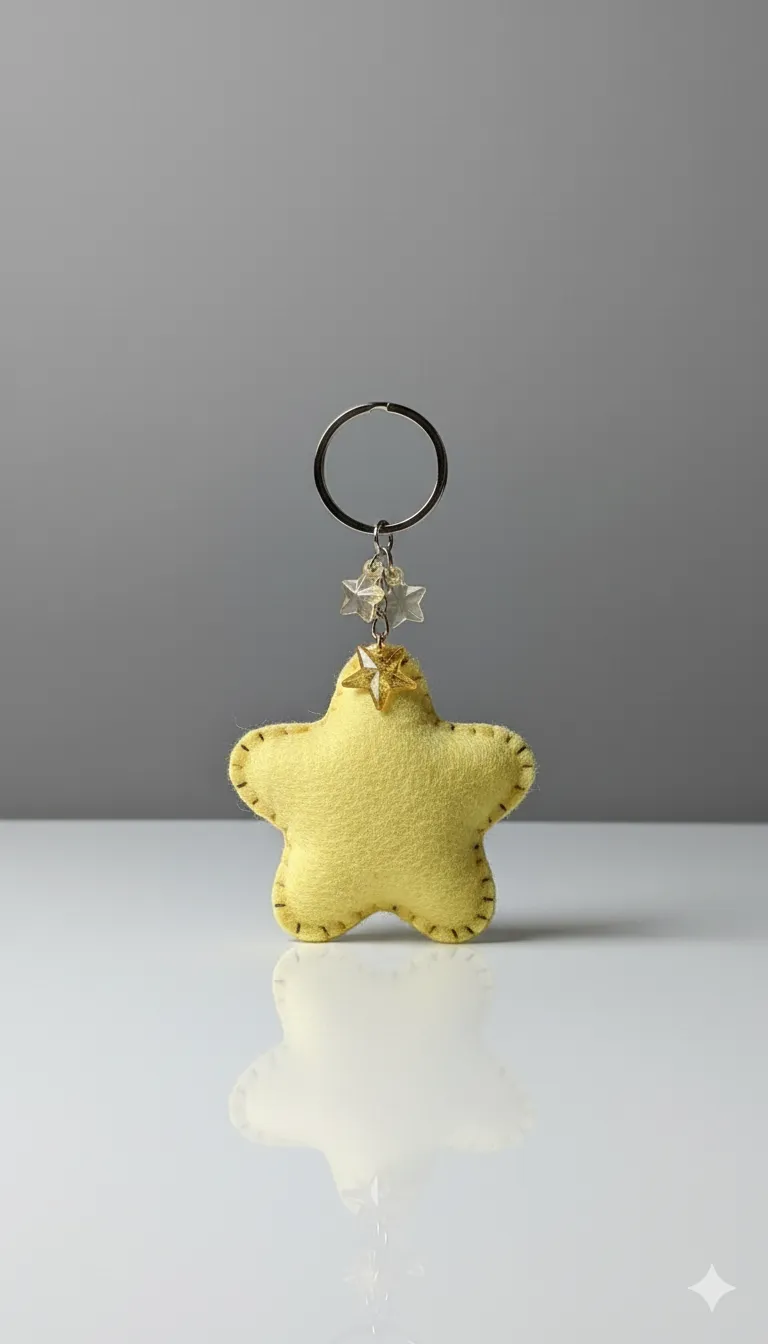 Sarı Yıldız  Anahtarlık