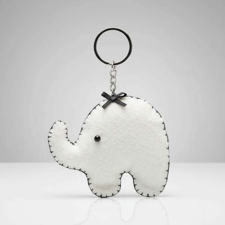 Fil Figürlü Anahtarlık